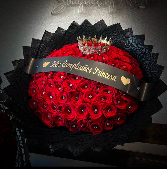 100 red roses