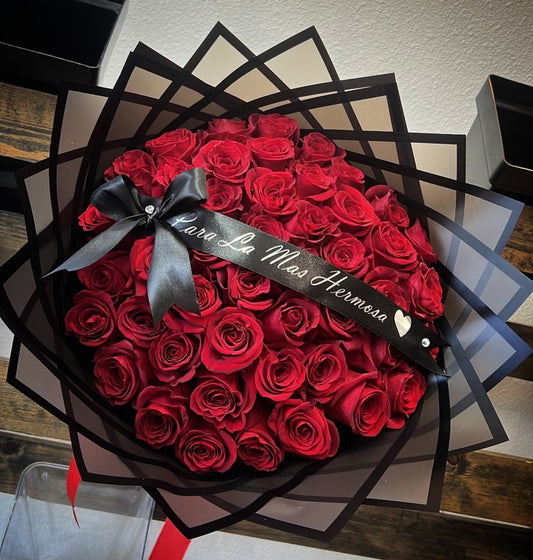 50  Red roses