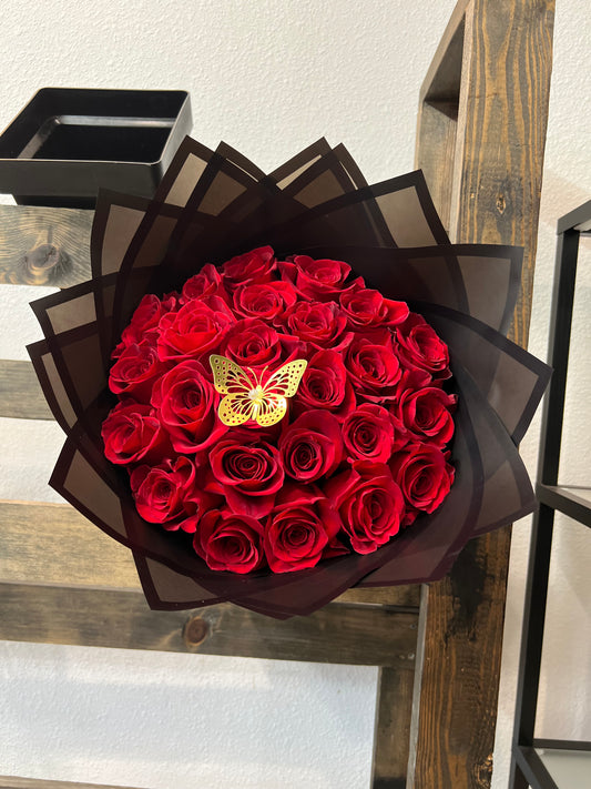 25 red Roses