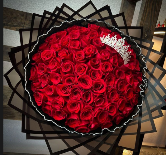 75 red roses